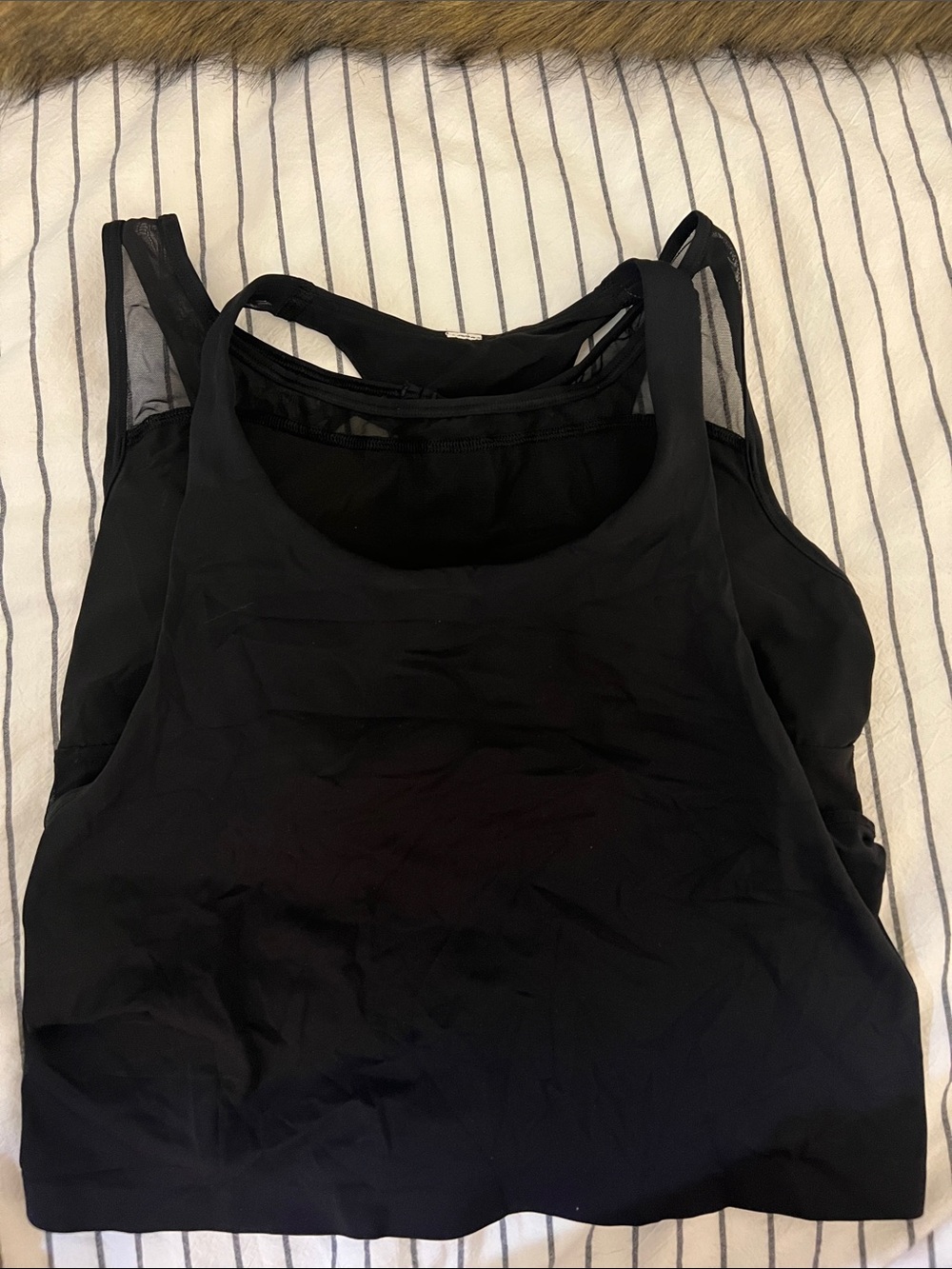 lululemon athletica Black Racerback Sports Bra Tank